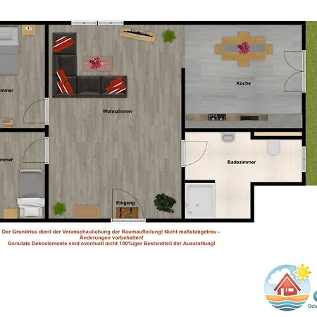 דירה Unterm Dachlaeufer Og *