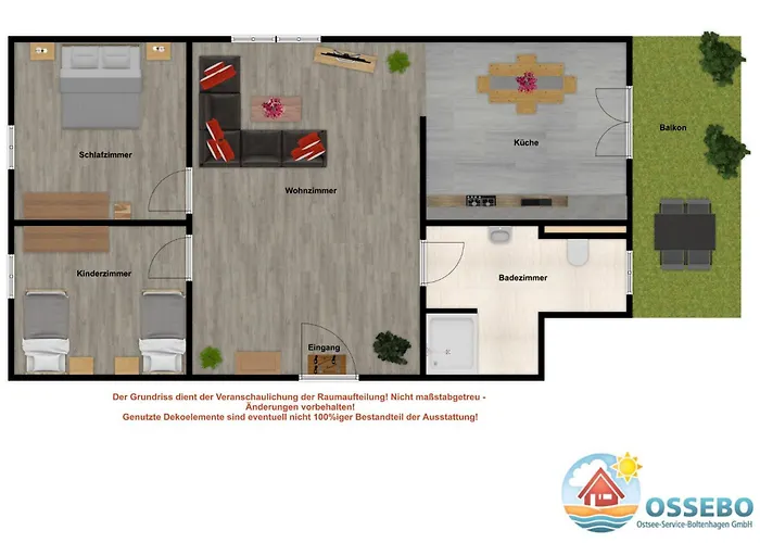 דירה Unterm Dachlaeufer Og *